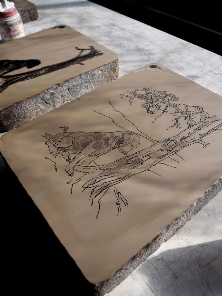 Lithography stones etching 2025